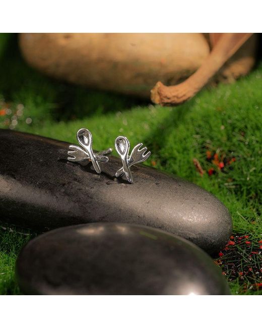 Far East Jewelry White Handcrafted Earrings Food Fun Fairies