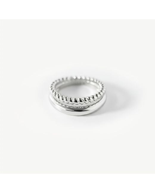 Lei & Mar Co. White The Demi Ring
