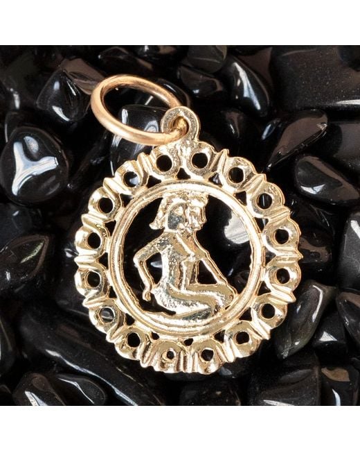 Maya Brenner Metallic Zodiac Pendant