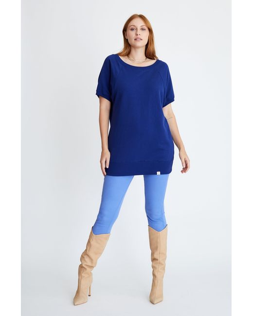 LOVETRUST Blue Lana Sweatshirt Tunic