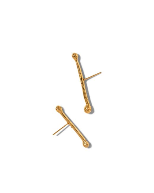 Jaredjamin White Stix Post Earrings