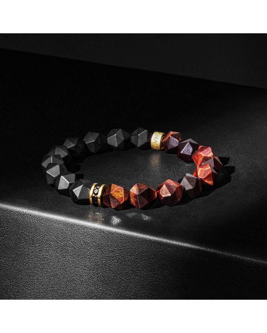 AWNL Brown Onyx & Tiger Eye Bracelet for men