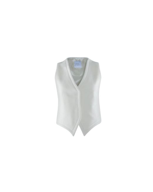 Vestiaire d'un Oiseau Libre Gray Cashmere Vest