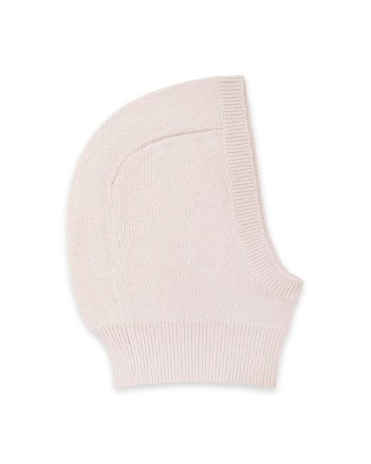 Paul James Knitwear Natural Merino Cashmere Noé Open Face Balaclava