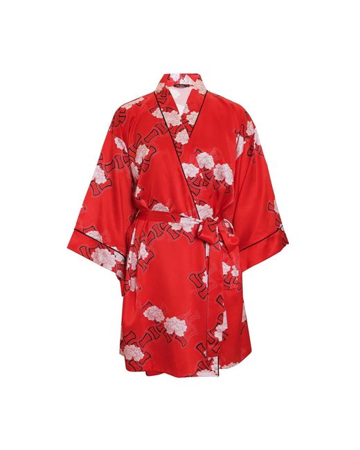 Emma Wallace Red Rouge Dressing Gown
