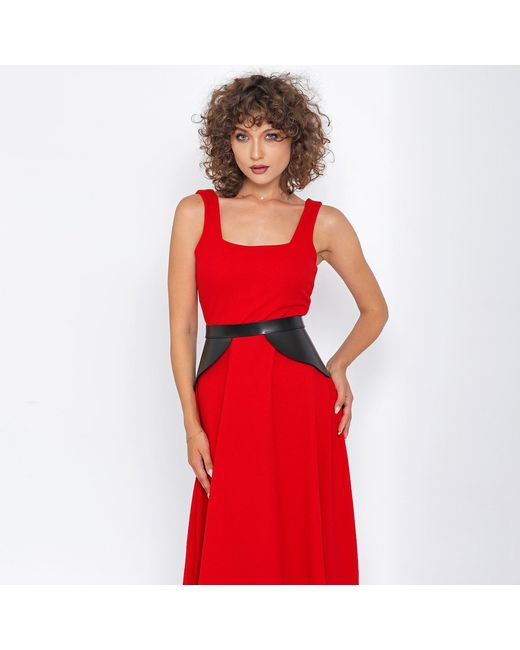 Haute Cuir Black Ivy Peplum Leather Belt