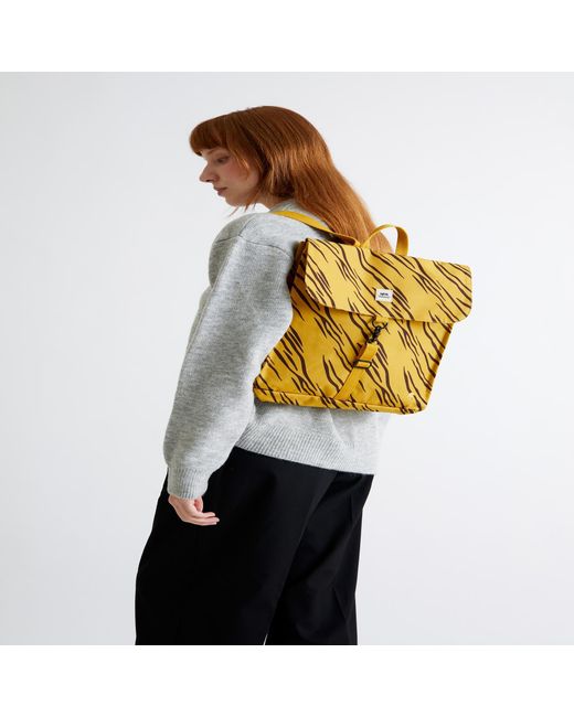Lefrik Yellow Handy Mini Backpack Tiger