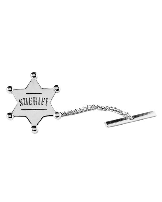 Lee Renee Metallic Sheriff Badge Lapel Pin – for men
