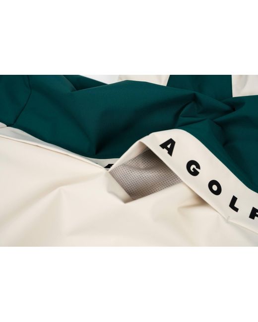 FELLA SWIM Green Panel Tech Jacket for men