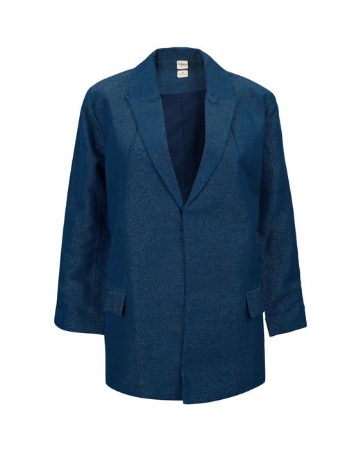 Em & Shi Blue Olympia Blazer
