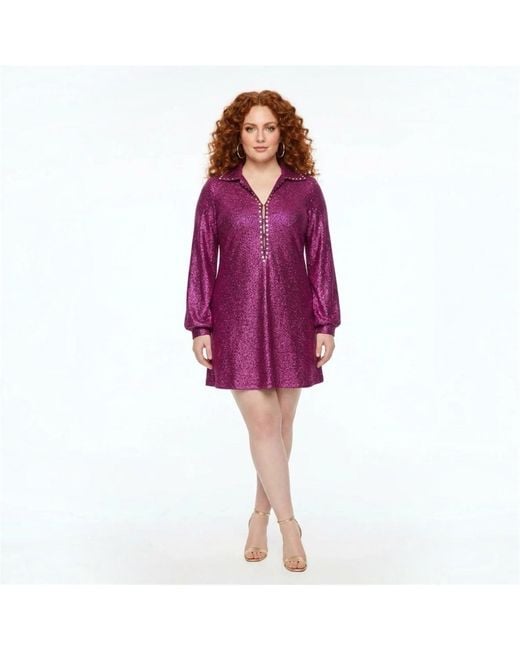 Laura Citron Purple Fuchsia Fever Dress