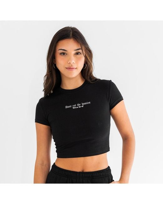 Dont Eat the Homies Black Og Baby Tee