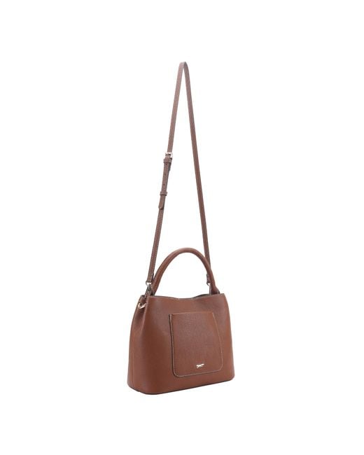 Paul Costelloe Brown Rosa Leather Bag