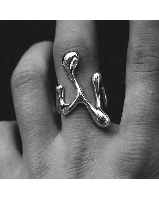 Luna Delphine White Surge Ring