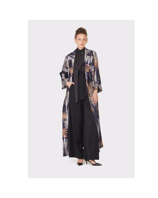 Julia Allert Black High Waist Long Wide Leg Trousers –