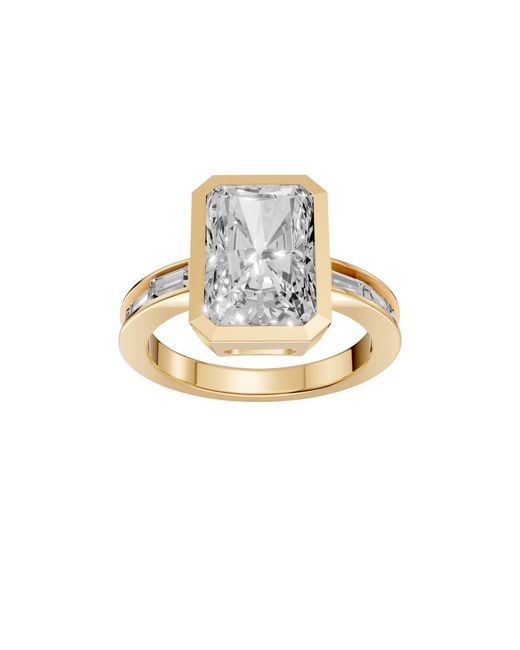 Aya Fine Jewelry Metallic Radiant Cut Lab Diamond Engagement Ring