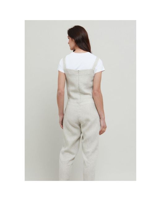Helen Mcalinden Gray Oakley Oatmeal Overalls