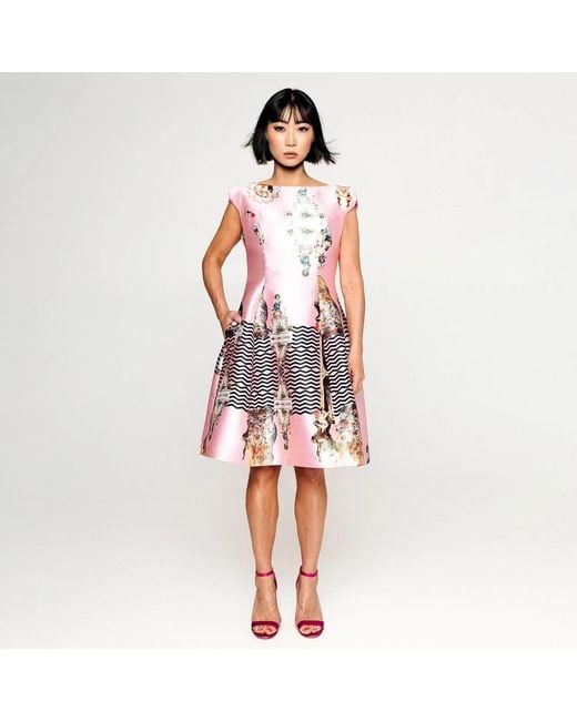 Maxjenny Pink Midi Dress C