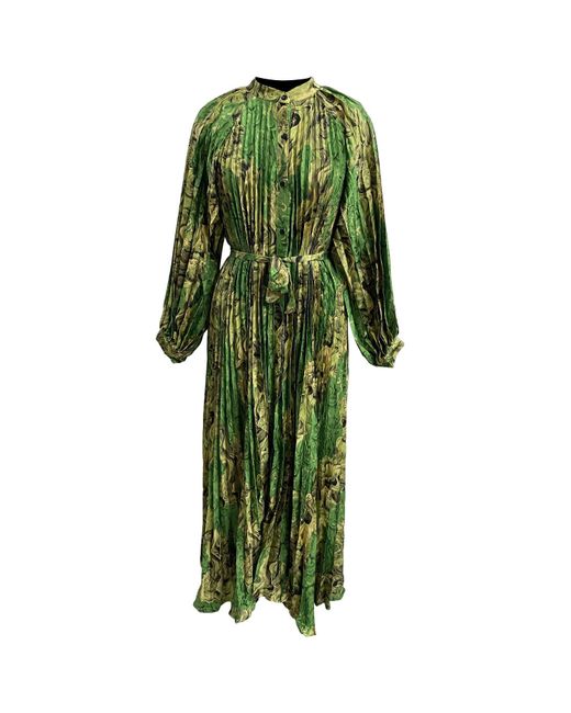 Zasta Studio Green Summer Print Edition Dress Eleven