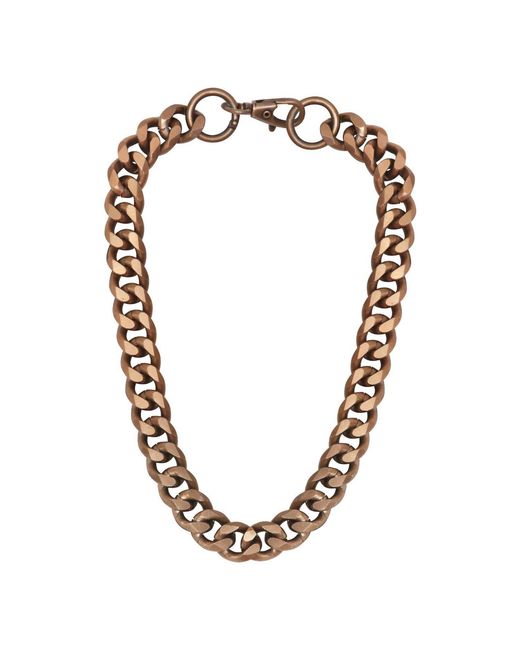 Sylvia Piechulla Metallic Chunky Aluminium Chain Necklace