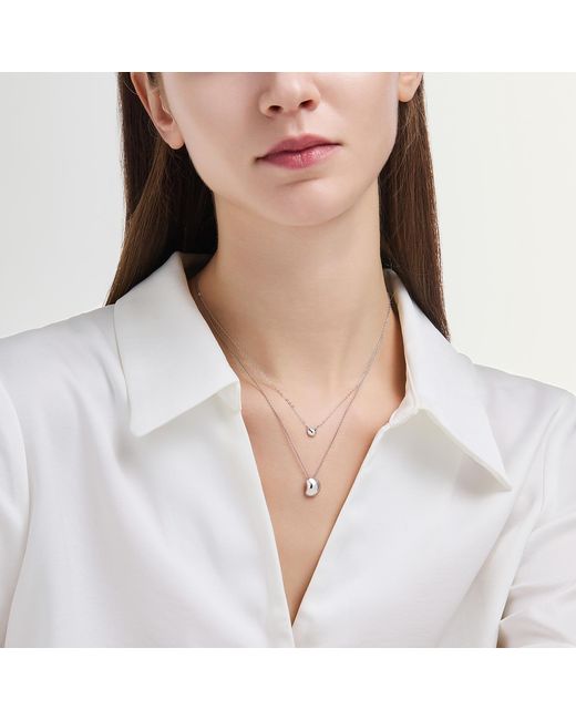 Didier Dubot Metallic Miss. Doux Sculpted D Necklace