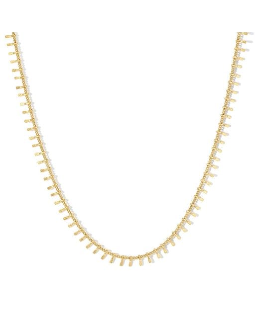 Formation Co. Jewellery Metallic Riley Textured Necklace