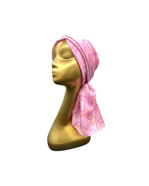 Julia Clancey Pink Lydy Fondant Silk Scarf