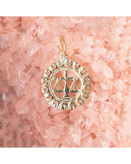 Maya Brenner Metallic Zodiac Pendeant