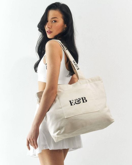 Elk & Bloom Natural Large Chunky Everyday Neutral Tote Bag
