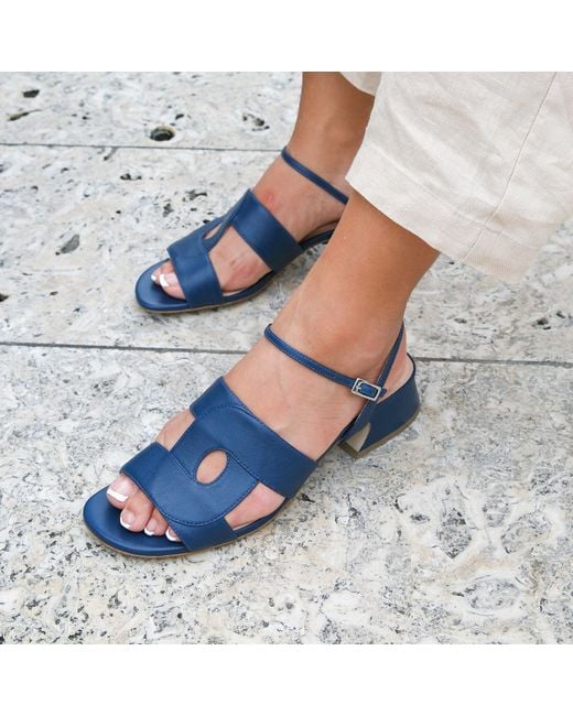 Alterre Blue Evening Sky Amal Loop Sandal