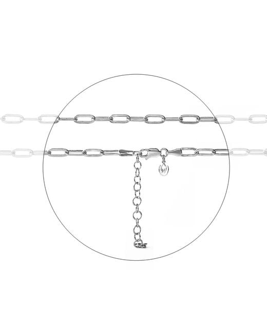 The Jewellery Store London Metallic Paper Clip Chain Necklace