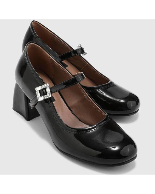 Ilvi Black Jenno Patent Leather Pump