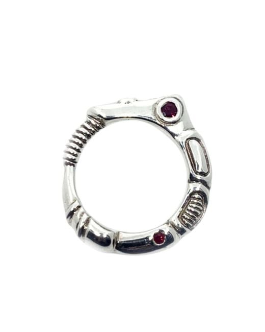 Tg-Jewellery by Tamara Gervasio Blue Organic Matter Ring Ruby