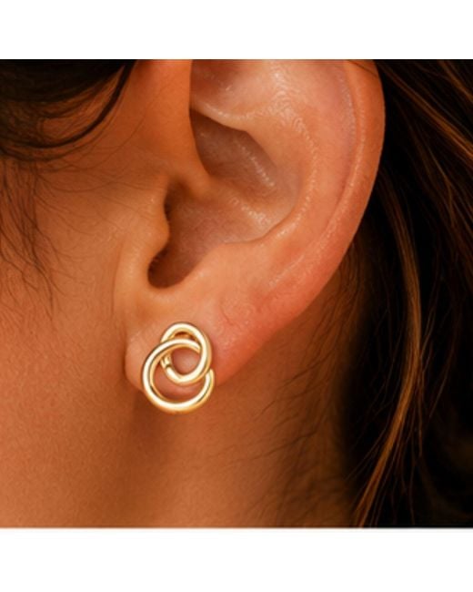 Lily Flo Jewellery Metallic Endlessly Becoming Stud Earrings