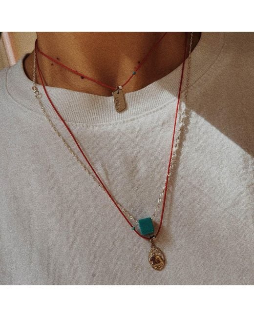 The Pheia Metallic String Lucky Necklace