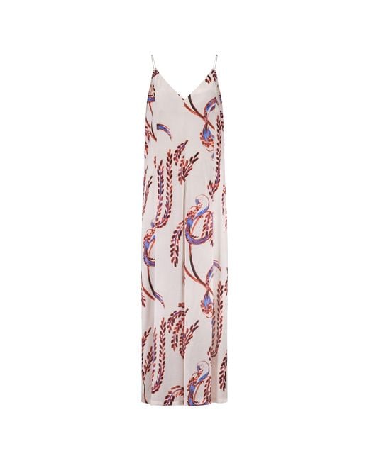 Traffic People Pink Birds Of A Feather Cream And Ithaca Romper Jumpsuit