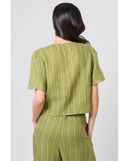 Traffic People Green Parallel Lives And Striped Daisy Top