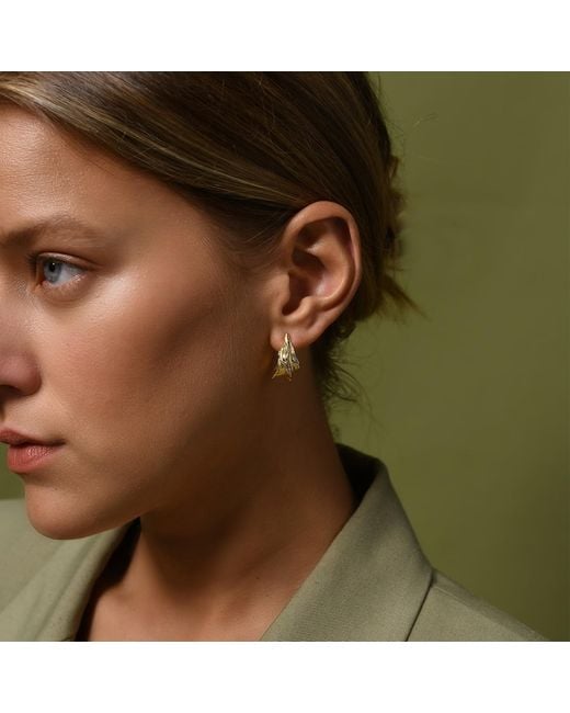 Janus Edinburgh Metallic Vermeil Union Hoop Earrings