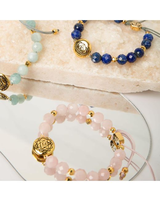 Seven Saints Pink Heart Chakra Rose Quartz Divine Love & Compassion Bracelet
