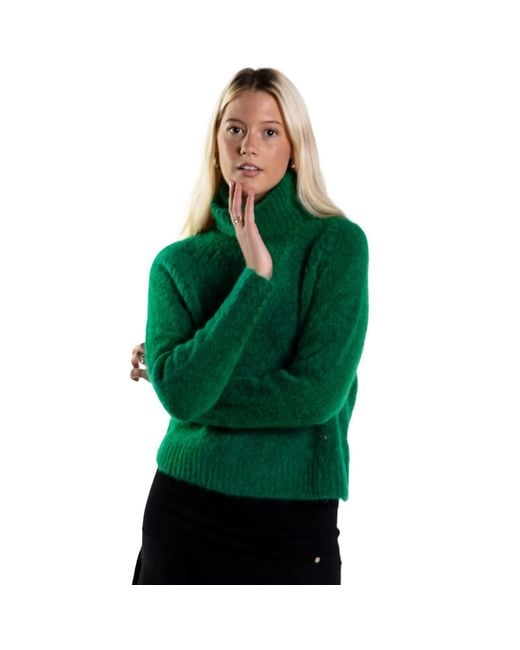 tirillm Green Ma Mohair Sweater With Great Details