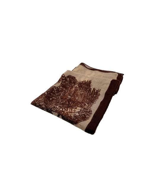 Vanilla&Chocolate Brown Coffee Eclair Scarf