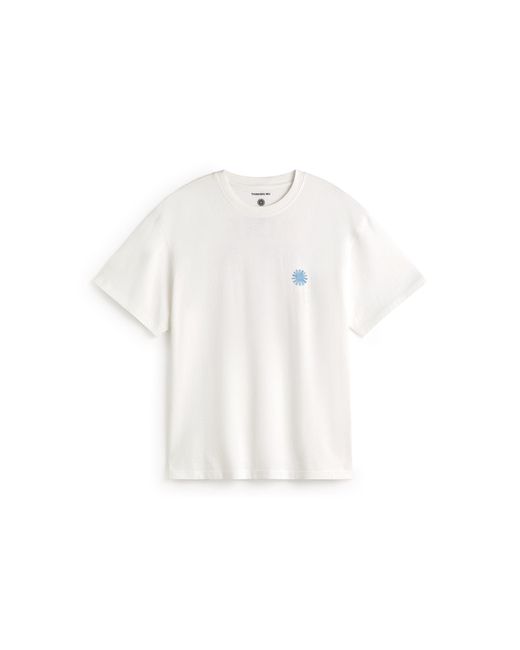 Thinking Mu White Shiny People Aaron T-Shirt for men