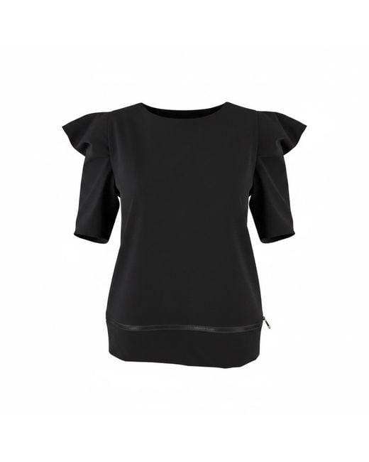SNIDER Black Deconstructed Top