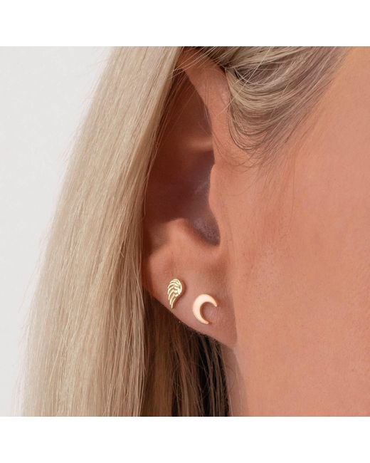 Maya Brenner White Charm Stud