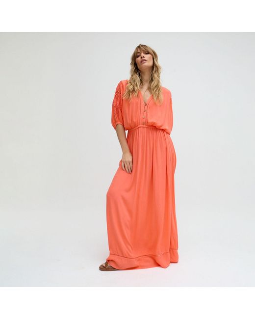Raffya Somerton Embroidered Maxi Dress