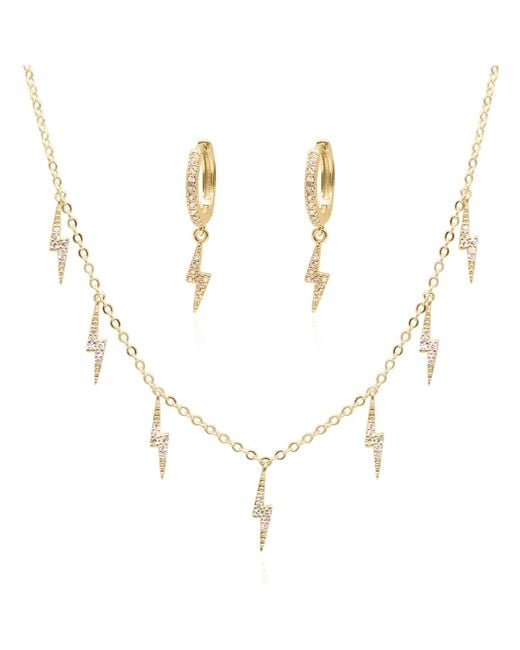 Luna Charles Metallic Lightning Bolt Gift Set