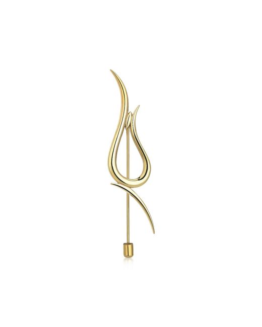 C|Nd|N by Candan Balto Metallic Istanbul Tulip Brooch