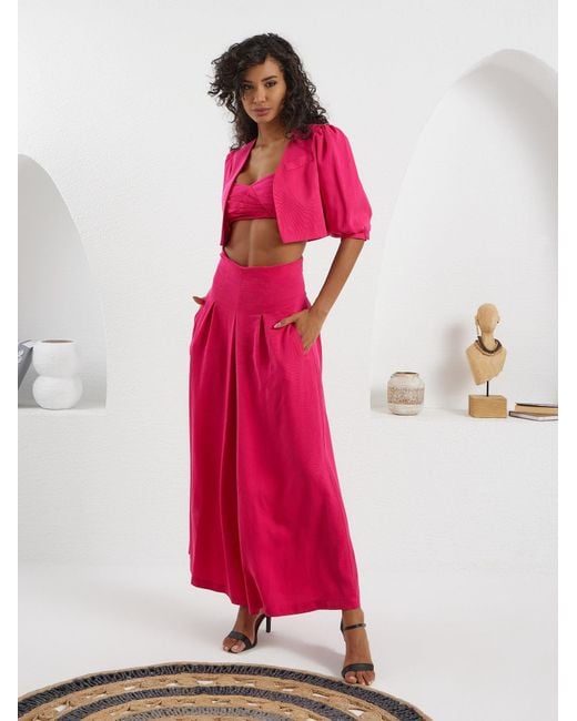 Lumina Eligma Pink The Palazzo Jacket