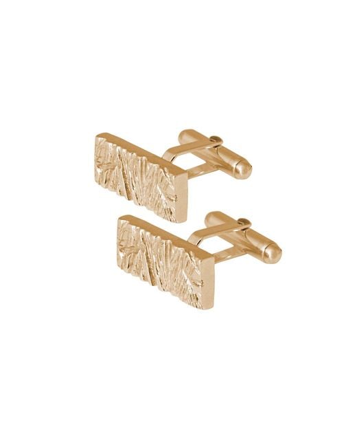 Edge Only Metallic Rugged Cufflinks Sterling for men