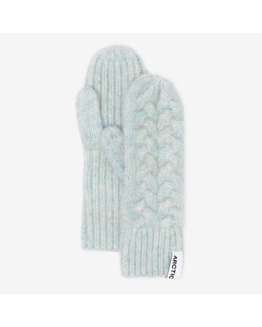 Arctic Fox & Co. Blue Mohair Mittens